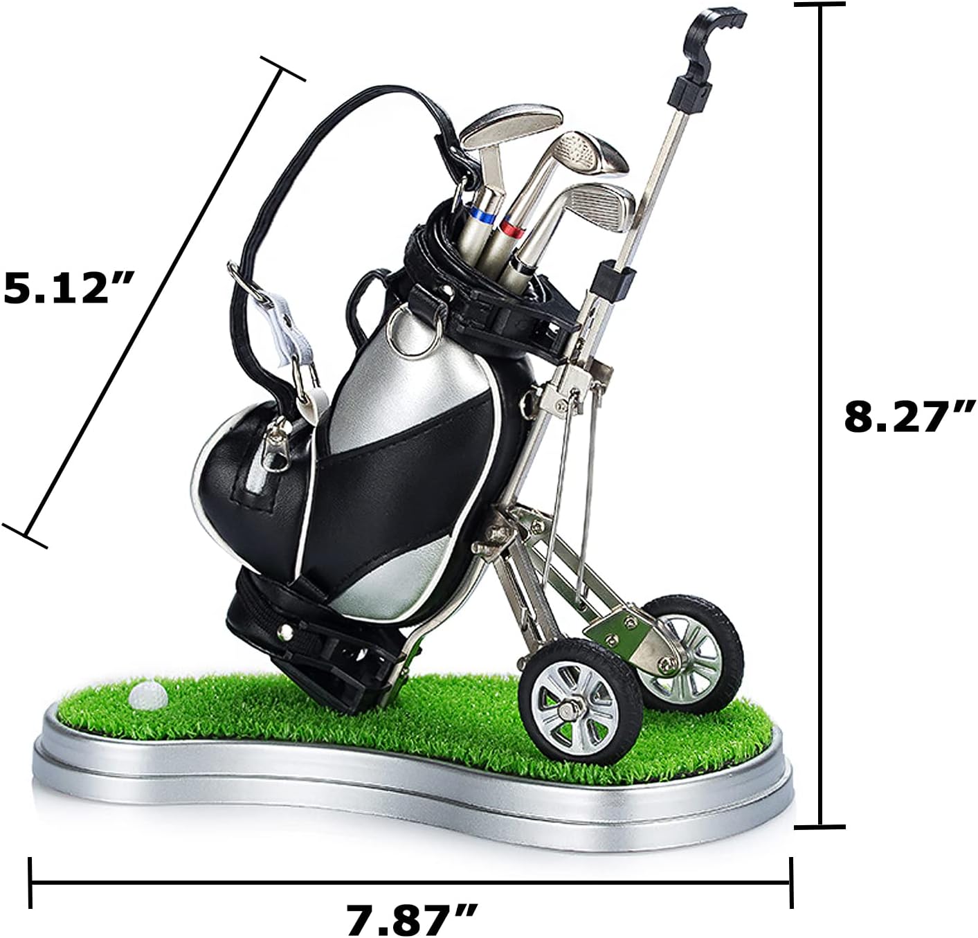 Golf Pen Holder Desk Golf Gifts for Men