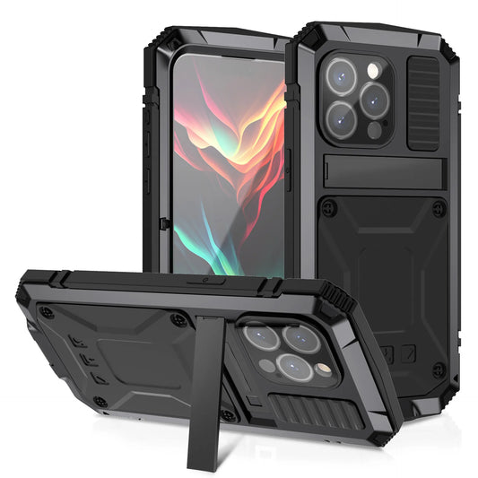 Metal Kickstand Armor Case