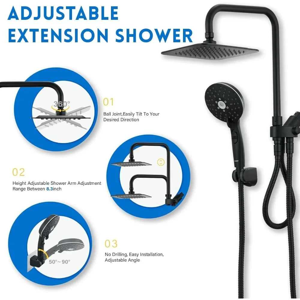 (🔥HOLIDAYS PRE SALE - 49% OFF) Powerful Easy Rainfall Shower Kit🔥