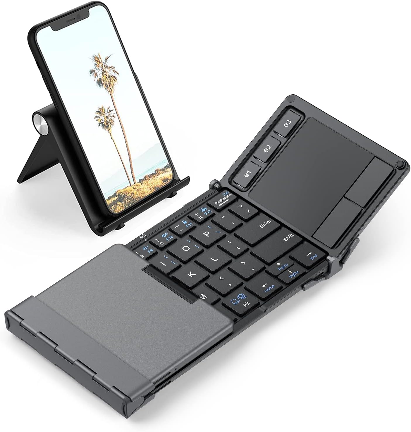 (🔥Celebrating 500,000 Customers NOW-50% OFF) Foldable Bluetooth Keyboard with Touchpad 🔥