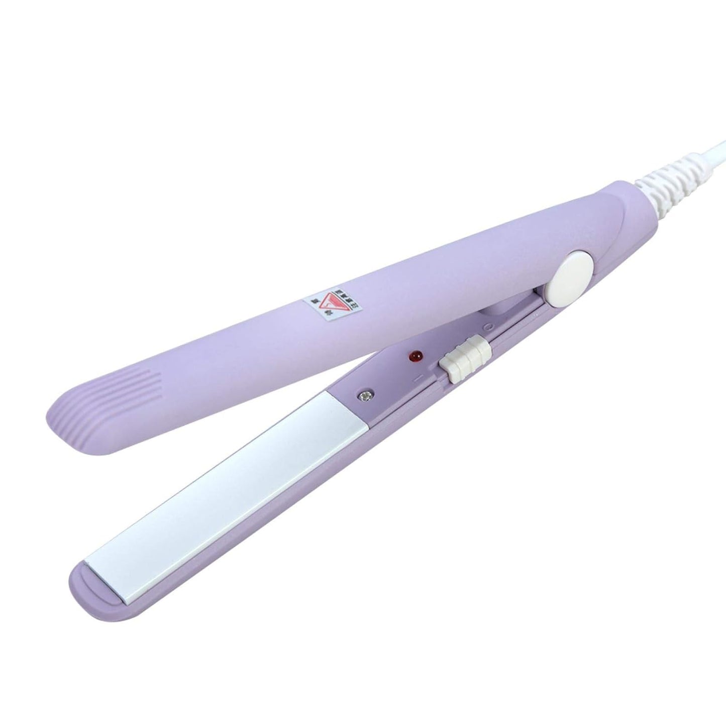 2-in-1 Mini Hair Straightener, Portable Ceramic Flat Curling Iron Hair Curlers