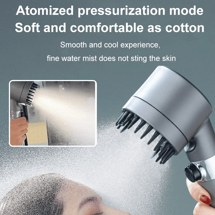 (🔥Celebrating 500,000 Customers NOW-50% OFF) Powerful Mist Massage Shower Head With Versatile One-button Adjustment 🔥