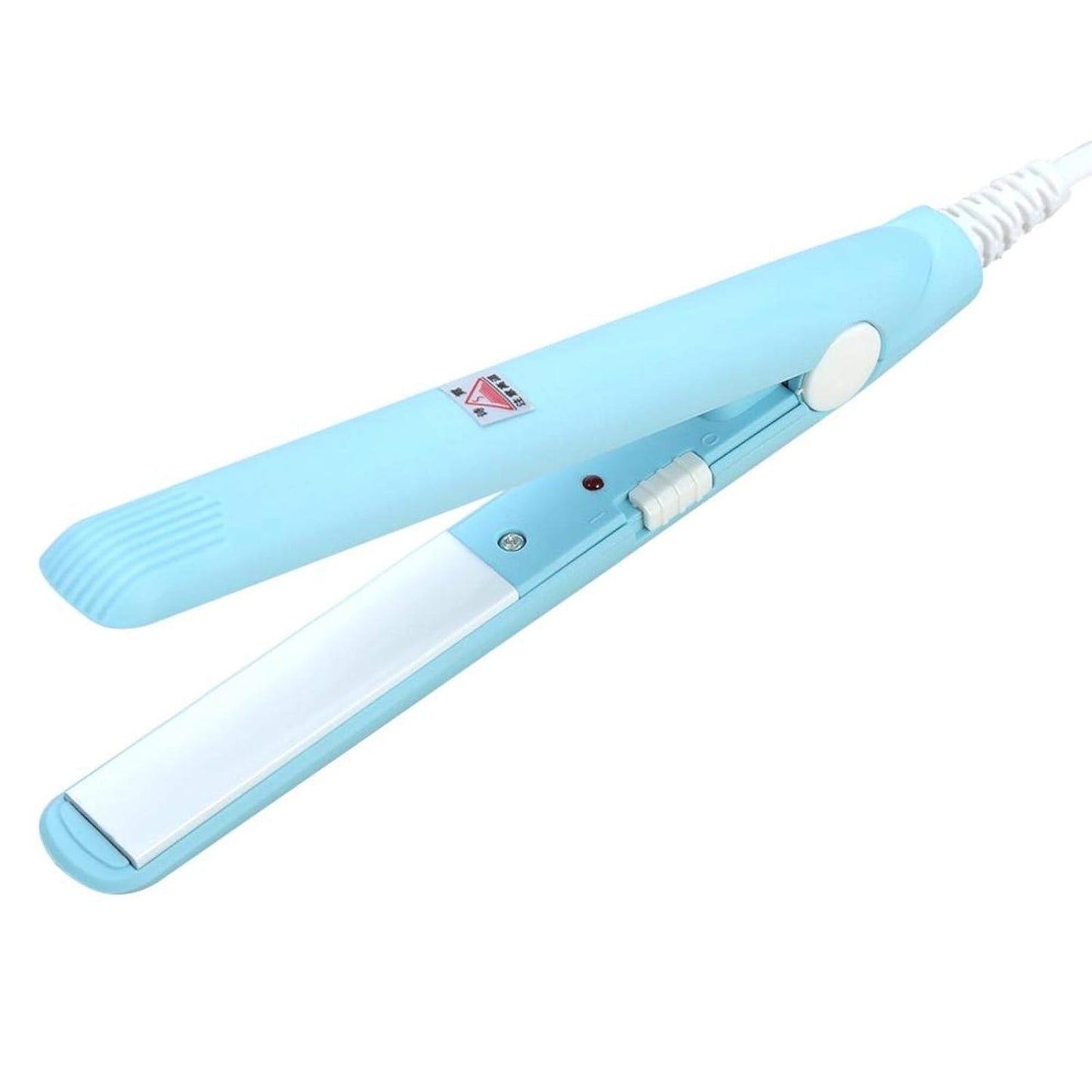 2-in-1 Mini Hair Straightener, Portable Ceramic Flat Curling Iron Hair Curlers