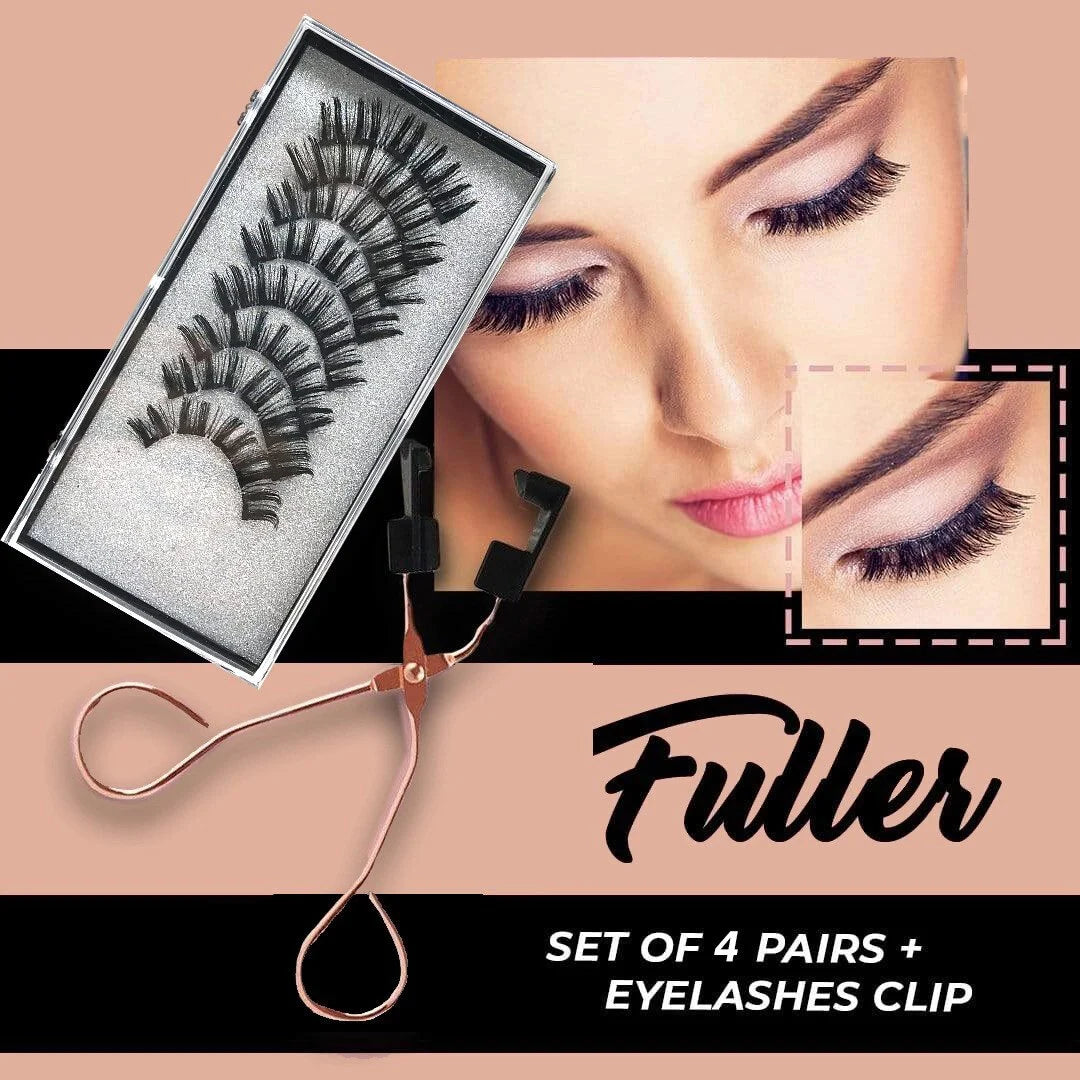 (🎃HALLOWEEN PRE SALE - 49% OFF) Marvulur Salon Quality Reusable Magnetic Eyelash Kit🎃