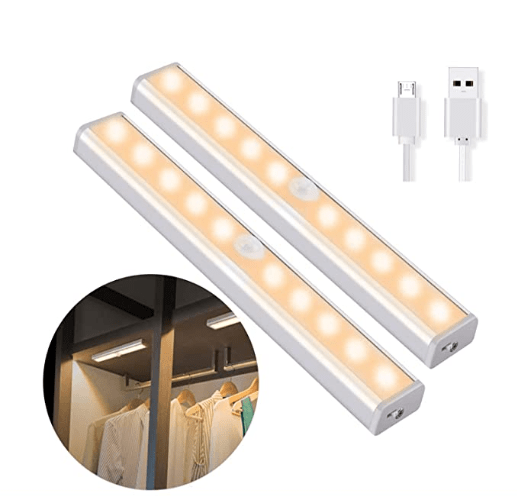 Vexetechs Bewegungssensor LED-Licht USB wiederaufladbar