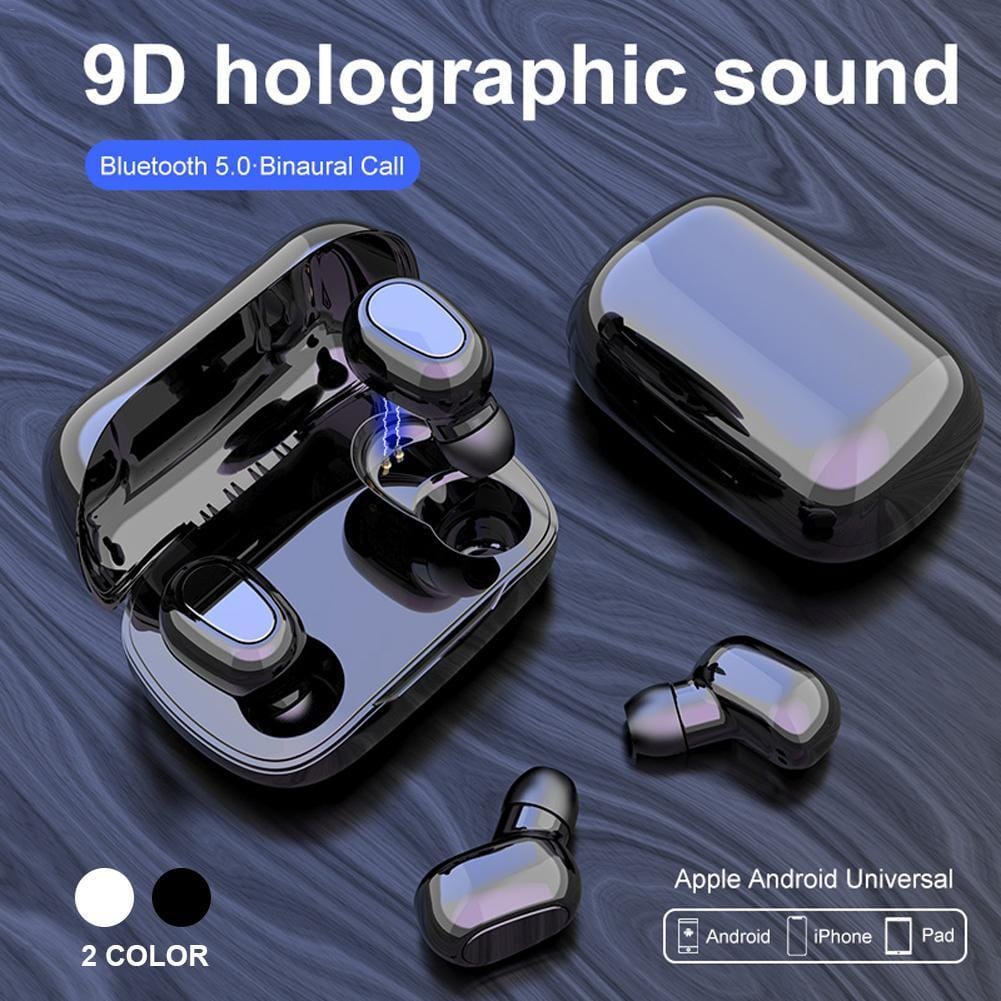 Ultra Bass Studio Quality Long Battery Life Earbuds With Phone Charging Docking Station & Call Functionality