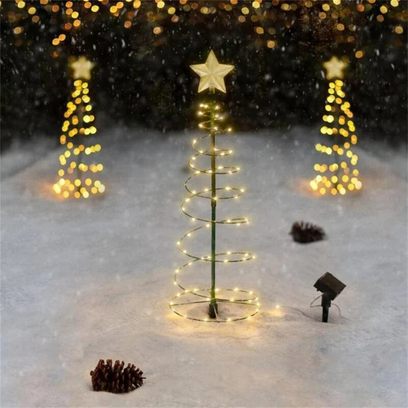 Solar Metal LED juletre dekorasjon String Lights