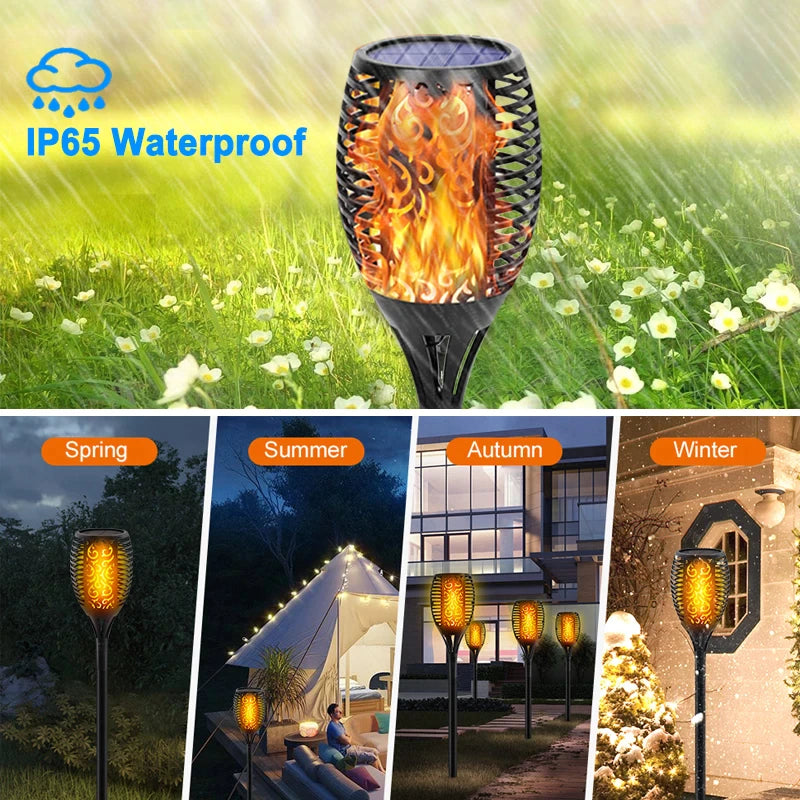 🔥Solar LED Flame Effect Lamps🔥