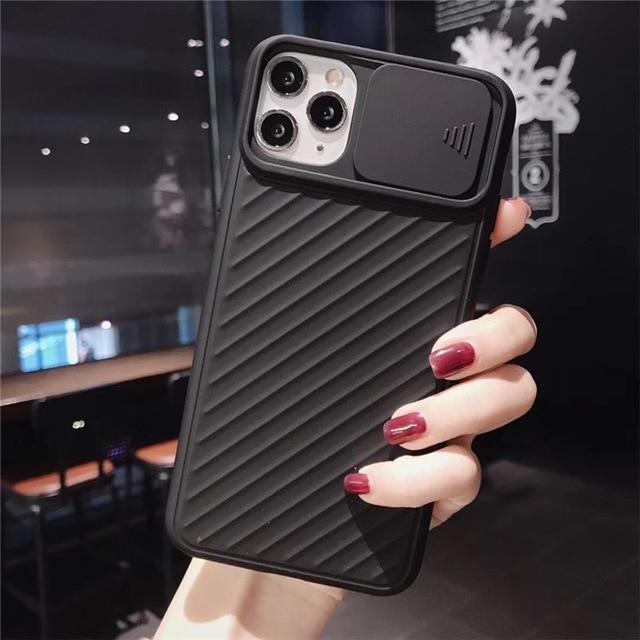 กล้องป้องกันเคสโทรศัพท์กันกระแทกสำหรับ iPhone Soft TPU ซิลิโคนฝาหลัง