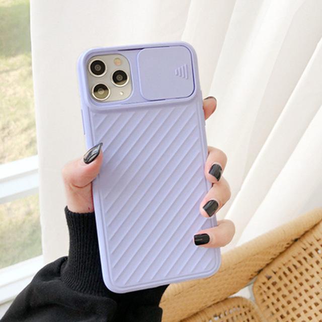 กล้องป้องกันเคสโทรศัพท์กันกระแทกสำหรับ iPhone Soft TPU ซิลิโคนฝาหลัง