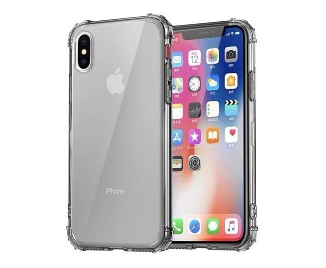 Amortyzująca osłona zderzaka, przezroczysty tył odporny na zarysowania, przezroczysta obudowa HD do Apple iPhone