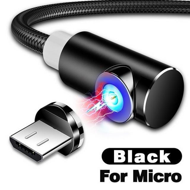 Magnetic Charging Cable for Micro USB, USB-C, and iPhones